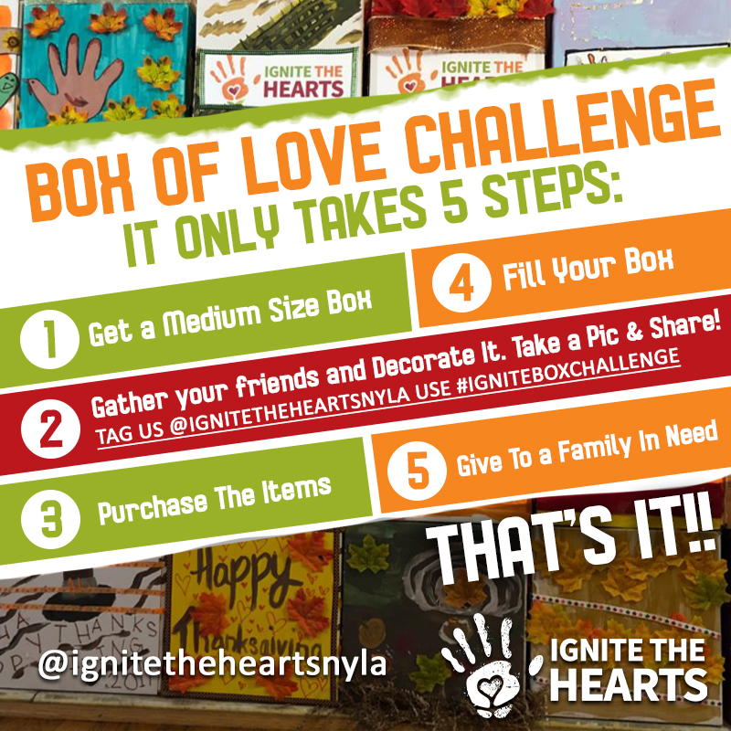 IGNITE THE HEARTS BOX OF LOVE CHALLENGE